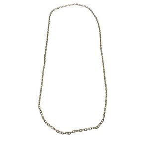 Vintage Long Chain Necklace Minimalist Link Chain Statement Jewelry Unisex 36in